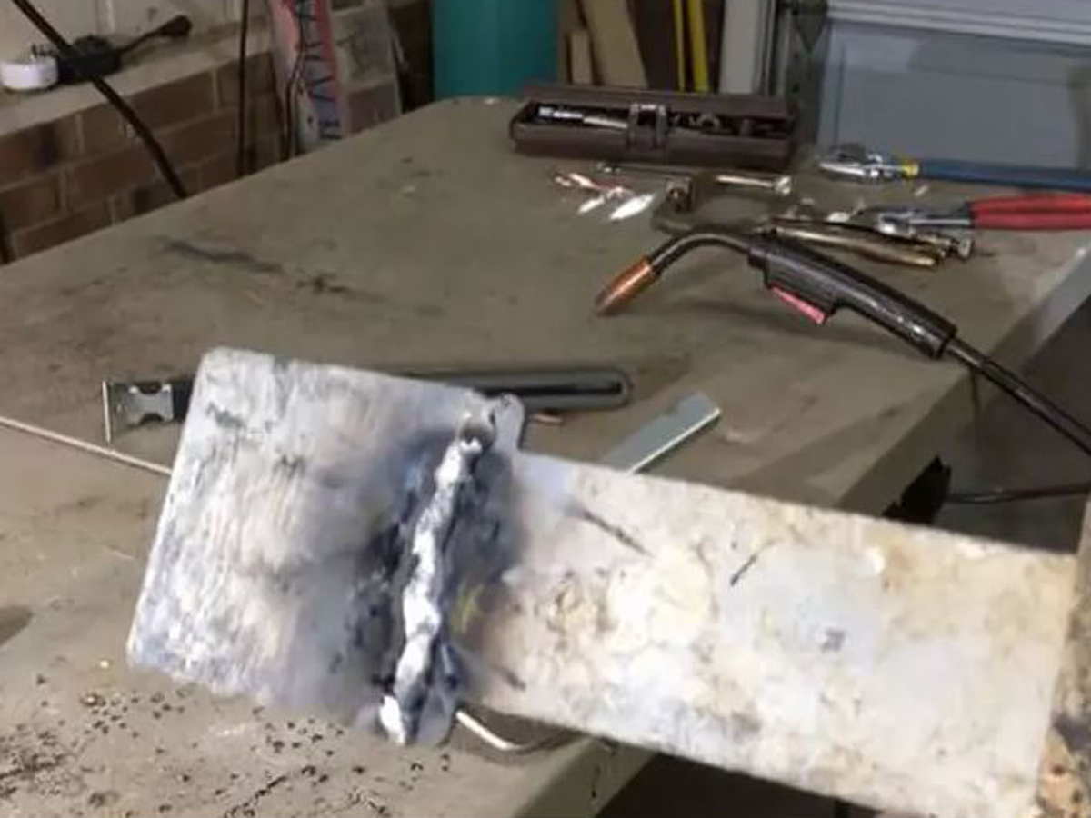 Welding Aluminum Without Gas