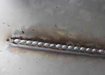 Mig welding thin sheet metal