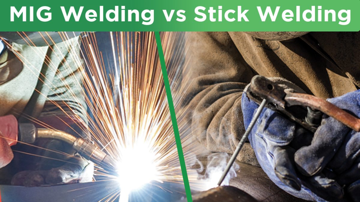 MIG welding vs Stick welding - What's the Difference